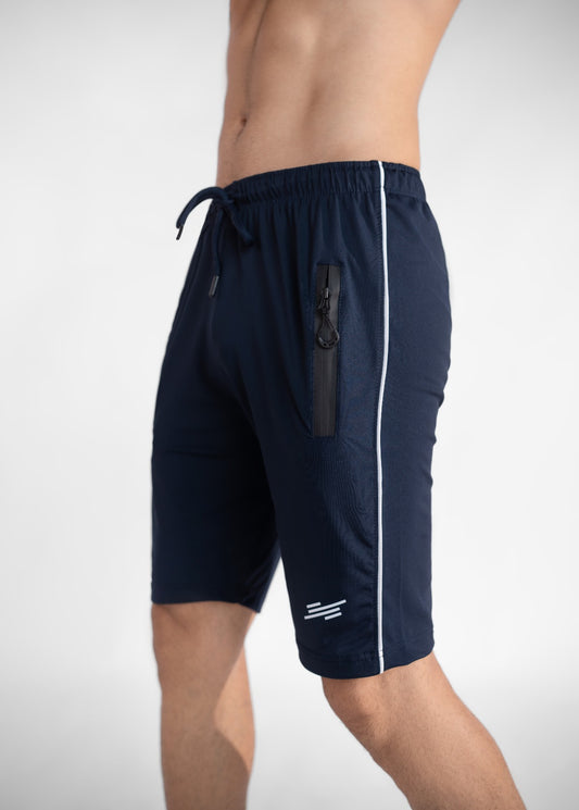 Linecut Shorts - Navy