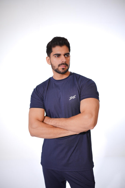 Dynamic Tee - Navy Blue