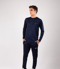 Navy Blue Full Sleeves and Blue Terry Combo