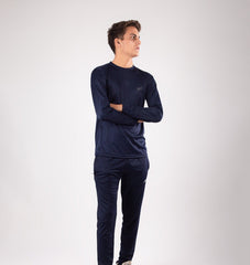 Navy Blue Full Sleeves and Blue Terry Combo