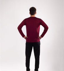 Maroon Full Sleeves and Black Terry Combo