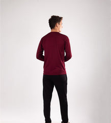 Maroon Full Sleeves and Black Terry Combo