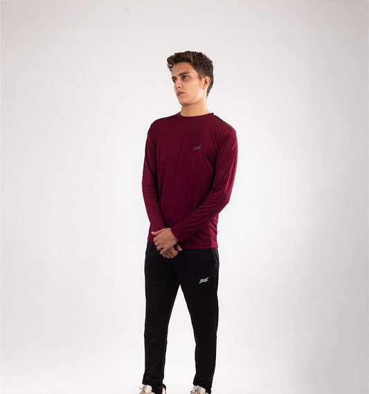 Maroon Full Sleeves and Black Terry Combo